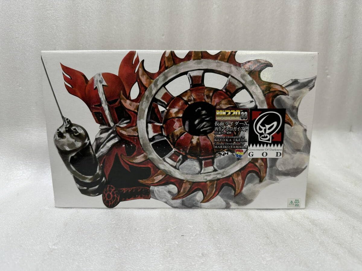 RAH220 DX仮面ライダーX&再生アポロガイスト Amazon.co.jp: RAH220 X 再生アポロガイスト フィギュア メディコム